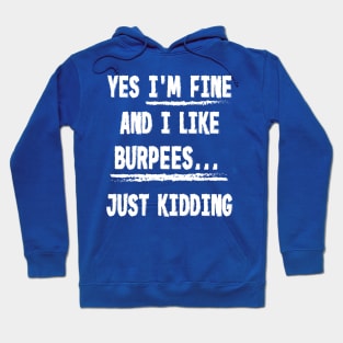 Burpee Lover Joke Hoodie